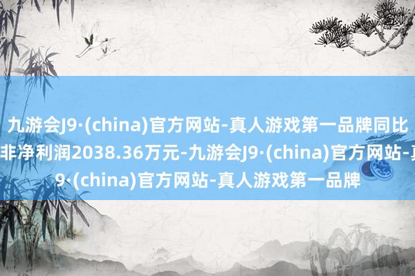 九游会J9·(china)官方网站-真人游戏第一品牌同比下降34.48%；扣非净利润2038.36万元-九游会J9·(china)官方网站-真人游戏第一品牌